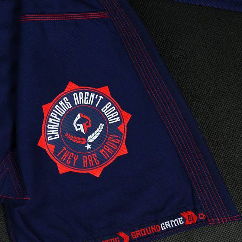 GI pre brazílske jiu-jitsu pánske GroundGame Champion 2.0 navy blue GICHNEWNAVA1 9