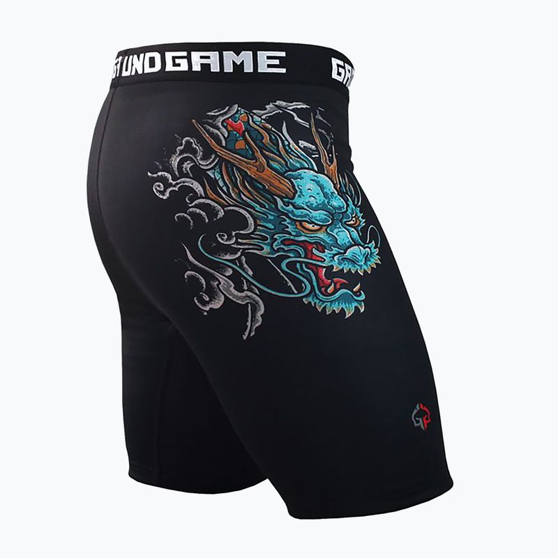 Ground Game Vale Tudo Bushido 3.0 pánske tréningové šortky black/multicolour 3