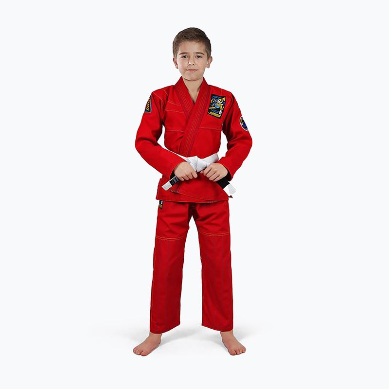 GI to BJJ pre deti Ground Game Junior 3.0 červená GIJUN3RED02