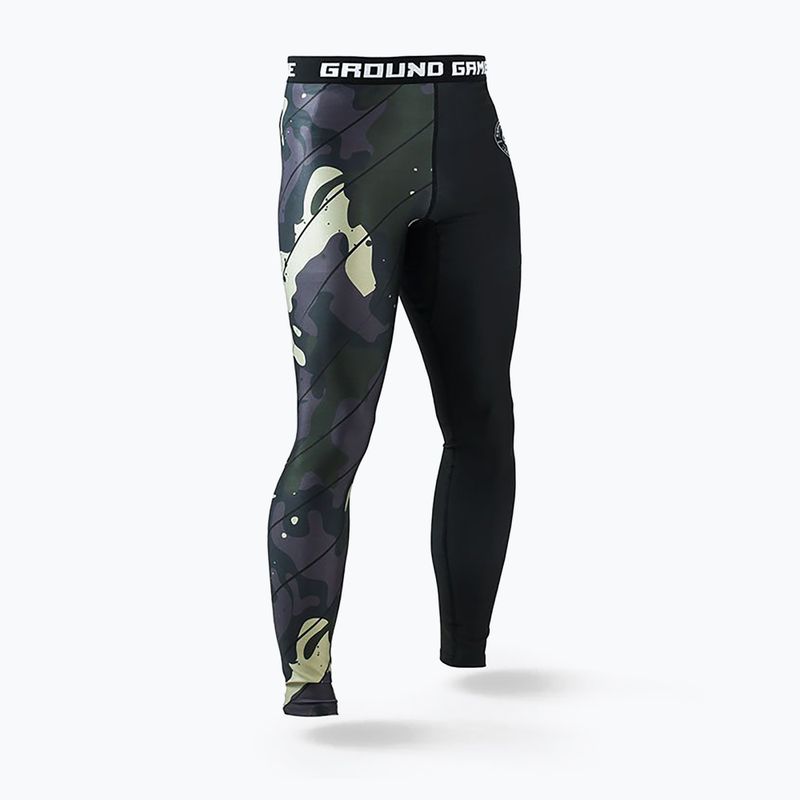 Pánske legíny Ground Game Moro 3.0 black 2