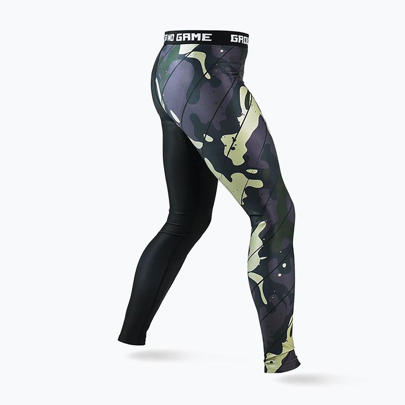Pánske legíny Ground Game Moro 3.0 black 3