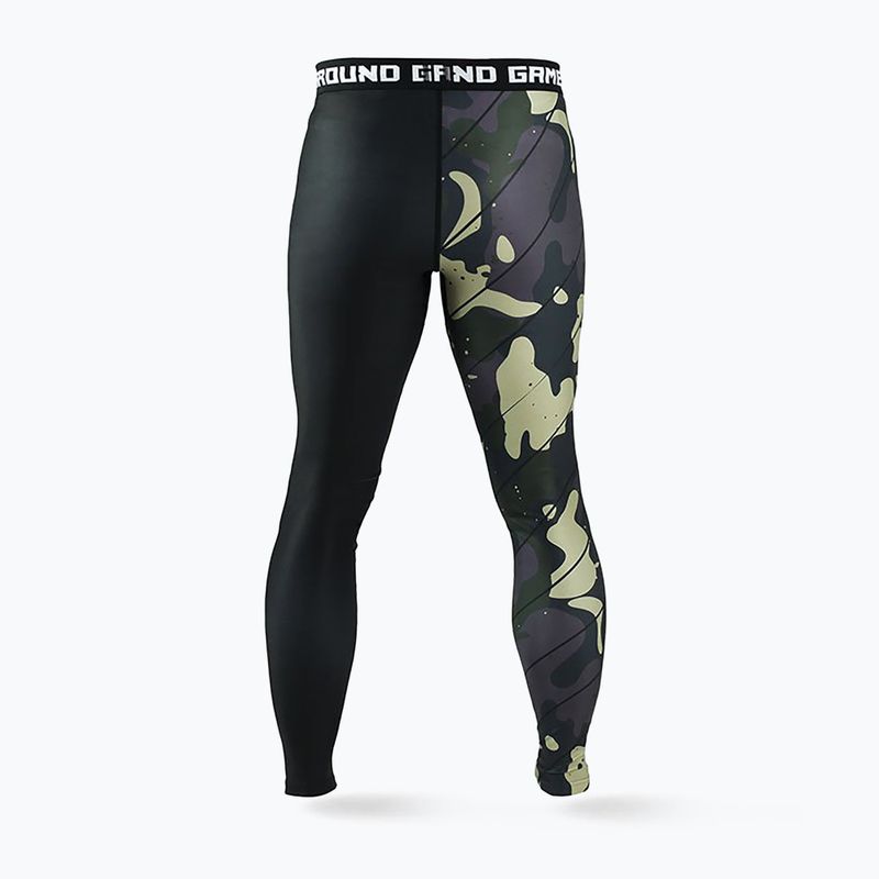 Pánske legíny Ground Game Moro 3.0 black 4