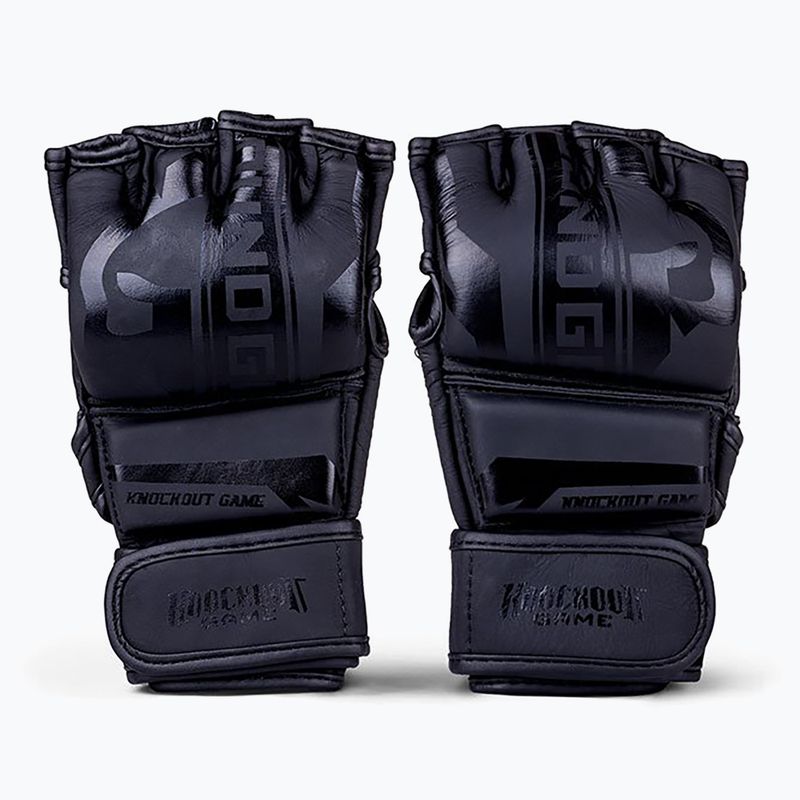 MMA rukavice Ground Game Stripe Black Black 2