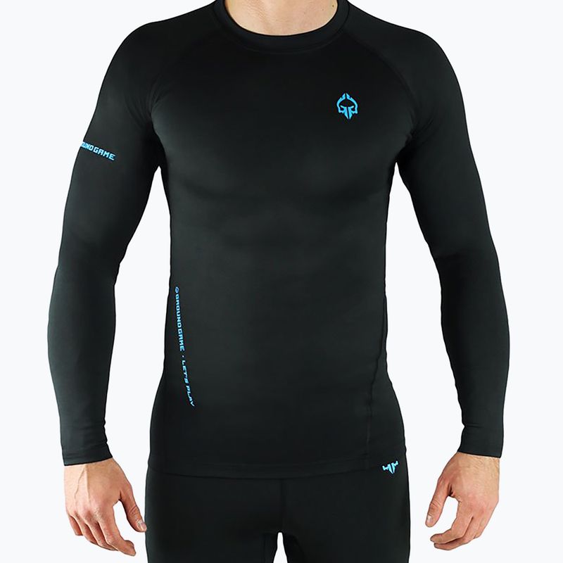 Pánsky chránič Ground Game Athletic 3.0 Rashguard black RASHATH3LS