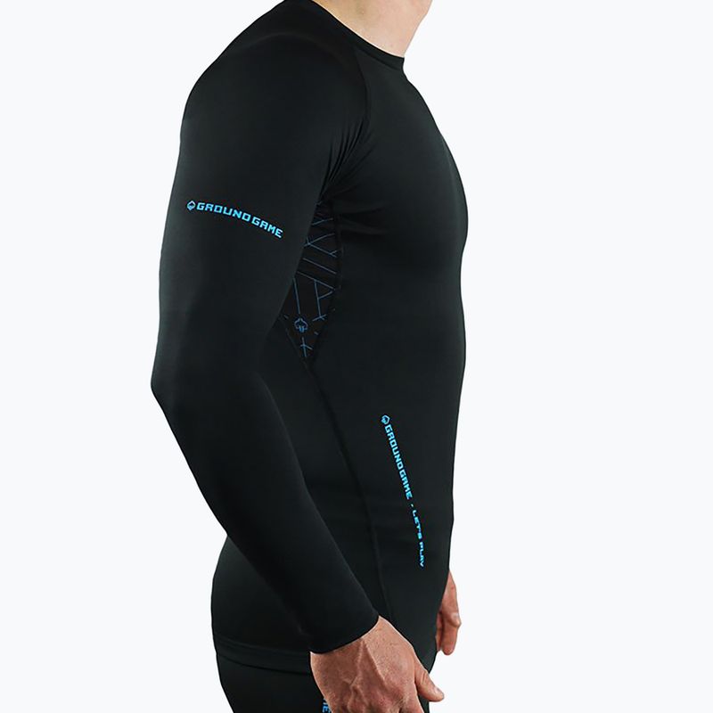 Pánsky chránič Ground Game Athletic 3.0 Rashguard black RASHATH3LS 2