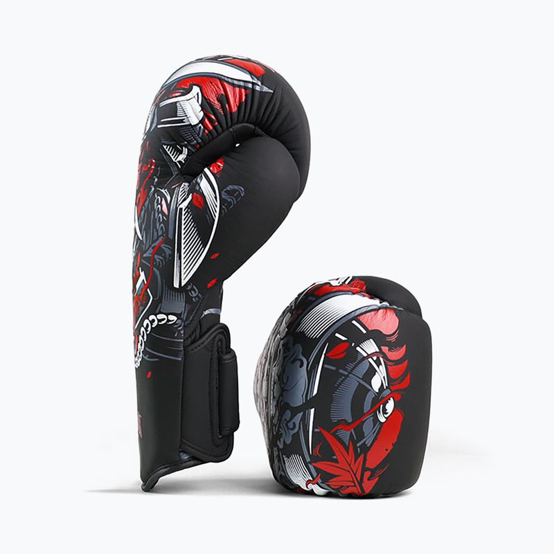Boxerské rukavice Ground Game "Samurai" čierne 21BOXGLOSAM10 3