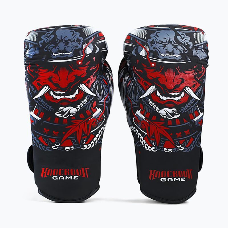 Boxerské rukavice Ground Game "Samurai" čierne 21BOXGLOSAM10 4