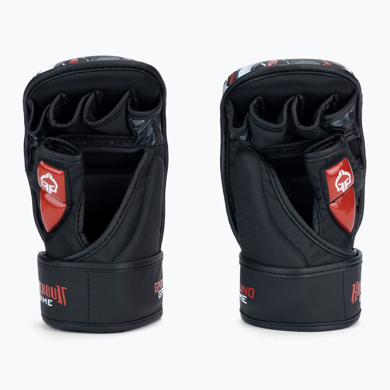 GroundGame MMA "Samurai" sparing rukavice čierne 21MMASPARGLOSA 2