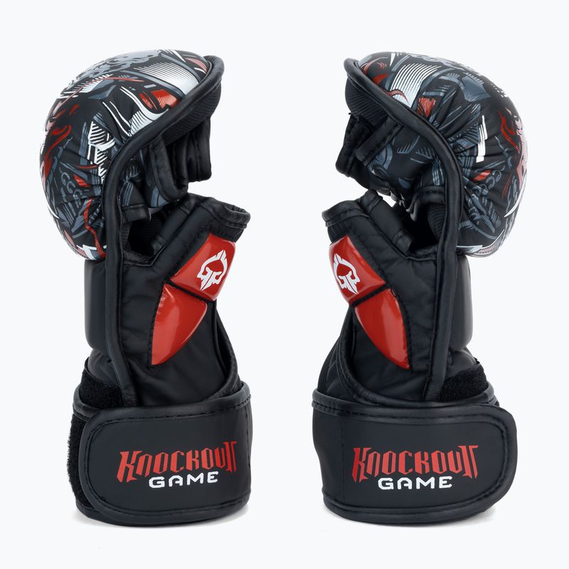 GroundGame MMA "Samurai" sparing rukavice čierne 21MMASPARGLOSA 4