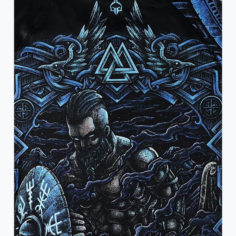 Pánsky šilt Ground Game Viking Rashguard black-blue 21RASHVIKLS 6