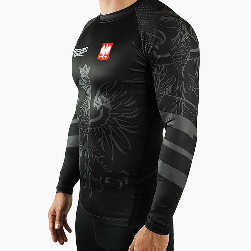 Pánsky chránič Rashguard Ground Game Poland black 21RASHPOLLS 3