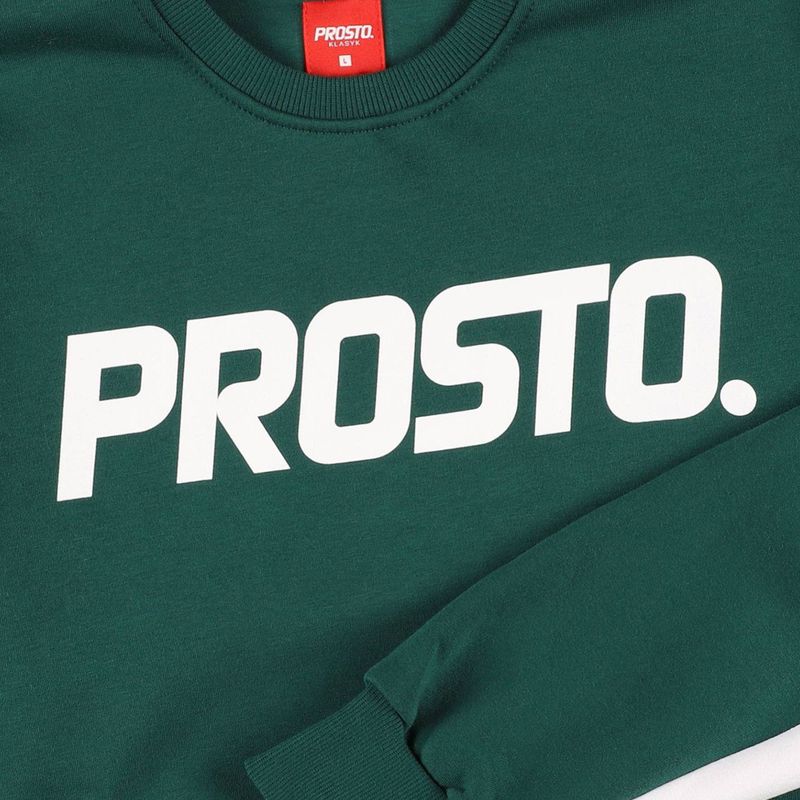 Pánska mikina PROSTO Classic XXII zelená KL222MSWE134 3