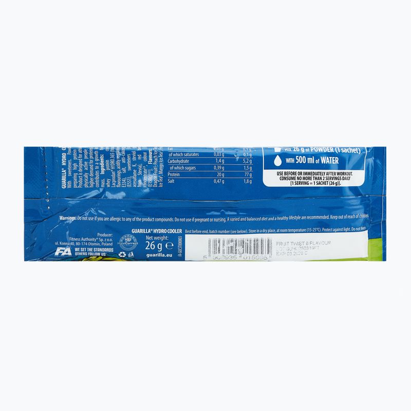 Proteínový doplnok Fitness Authority Guarilla Hydro Cooler 26 g fruit twist 2