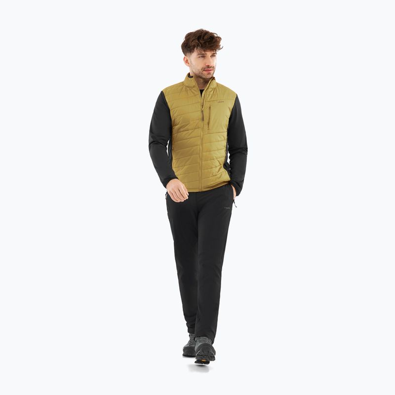 Pánska hybridná bunda Viking Zemu black/brown 3