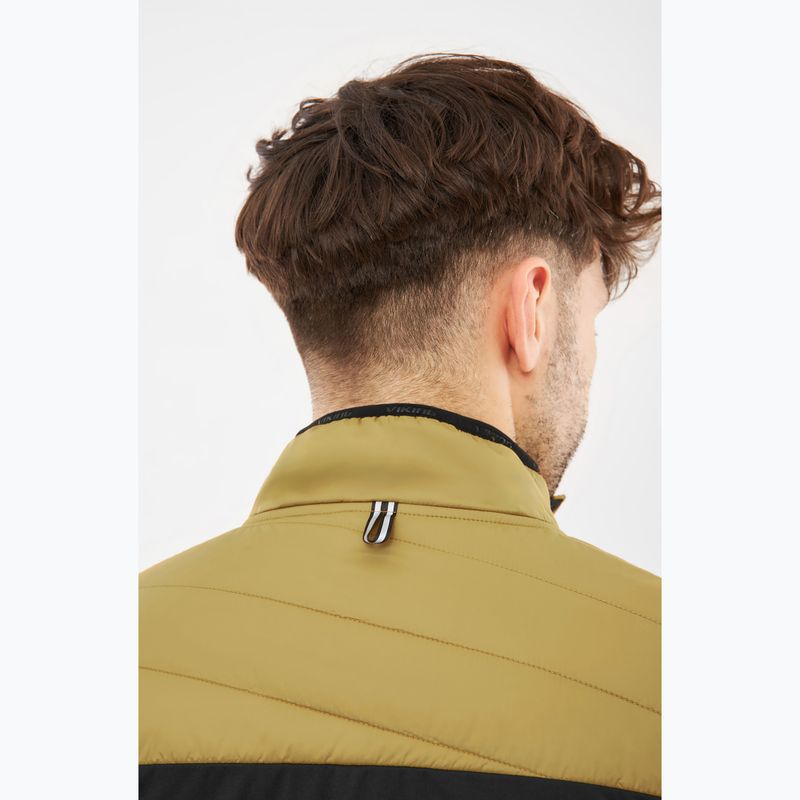 Pánska hybridná bunda Viking Zemu black/brown 5