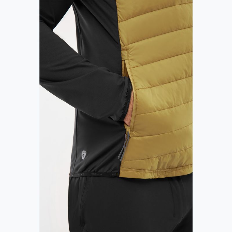 Pánska hybridná bunda Viking Zemu black/brown 6