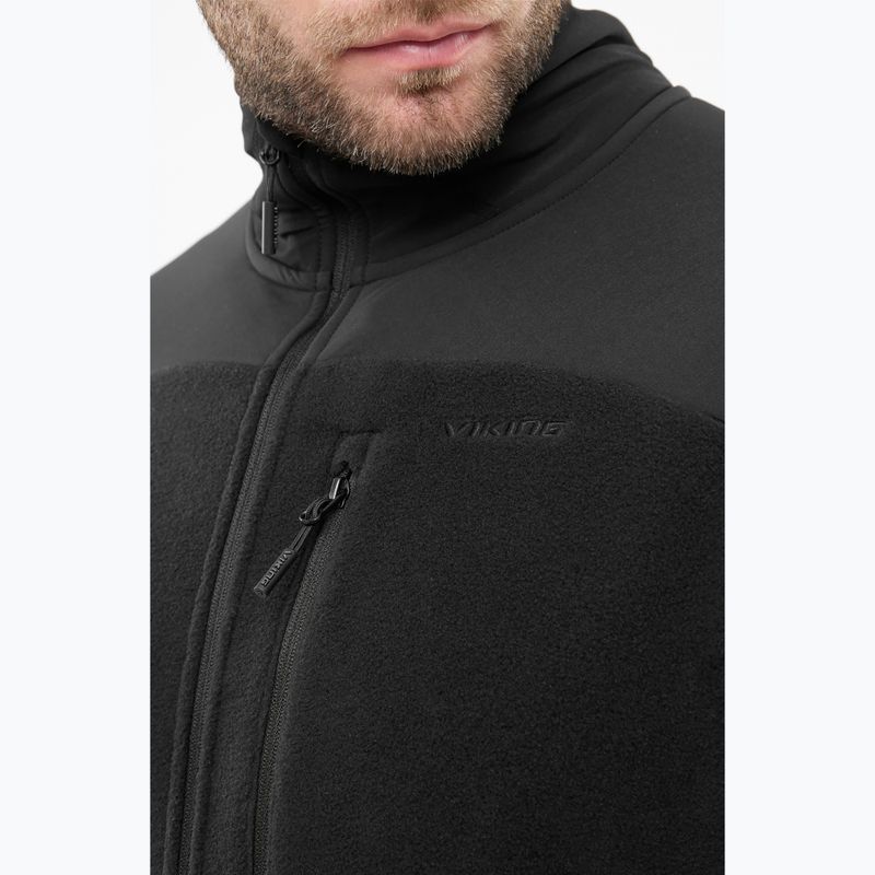 Pánska fleecová mikina Viking Migano black 4