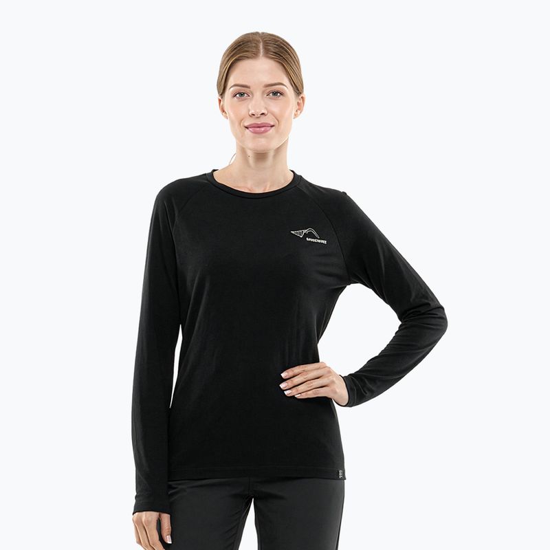 Dámske termo tričko longsleeve Viking Andali black