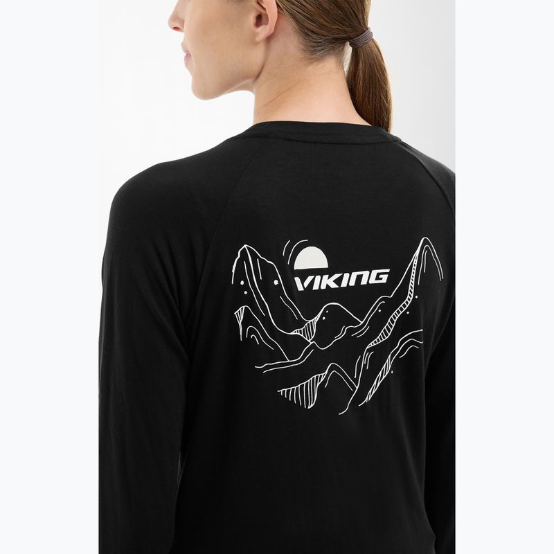 Dámska termoakčná mikina Viking Andali black 5