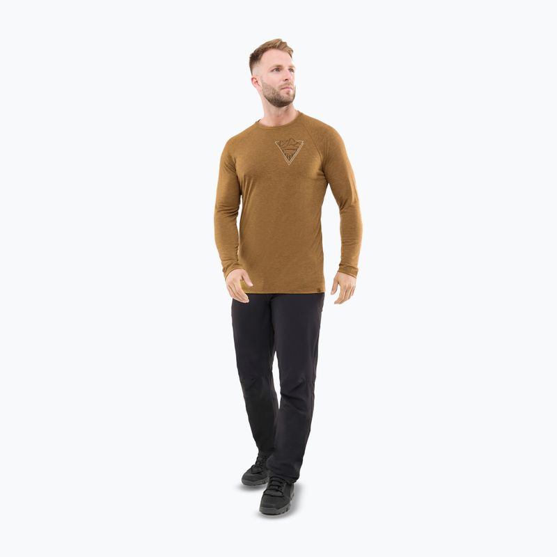 Pánske termo tričko longsleeve Viking Andali brown 2