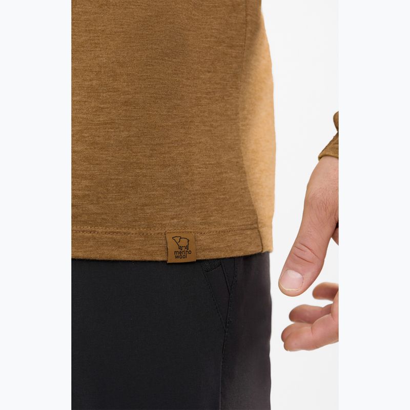 Pánske termo tričko longsleeve Viking Andali brown 6