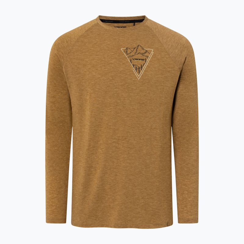 Pánske termo tričko longsleeve Viking Andali brown 7