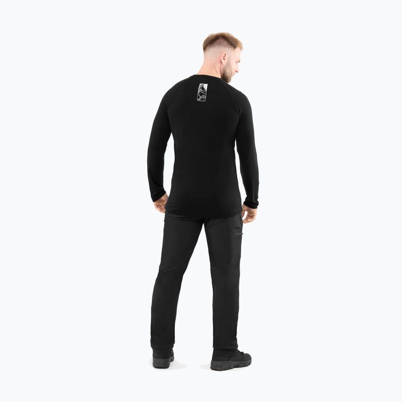 Pánske termoaktívne tričko longsleeve Viking Andali black 3