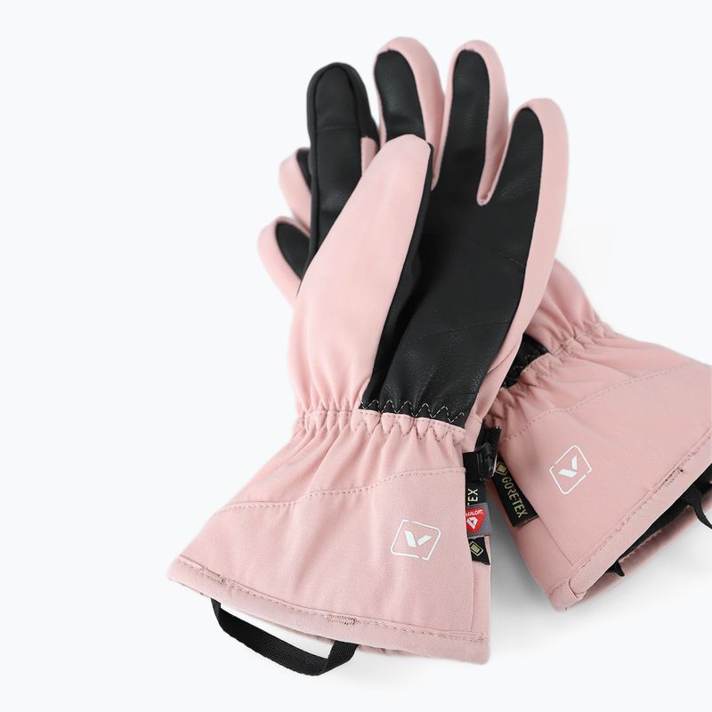 Dámske lyžiarske rukavice Viking Sherpa 2.0 Gore-Tex Ski pink/white 3