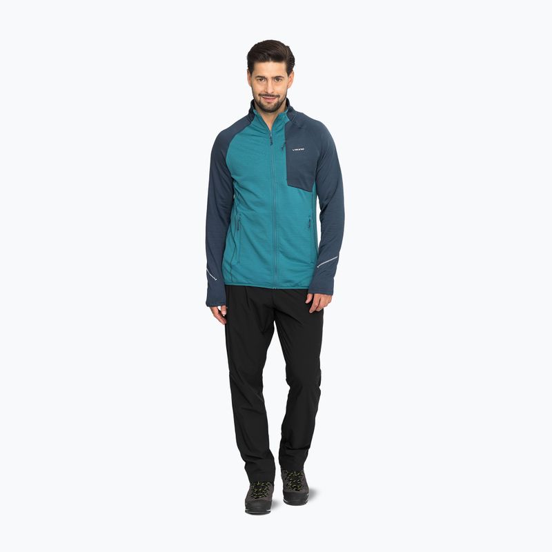 Pánska trekingová mikina Viking Birger blue/navy 2