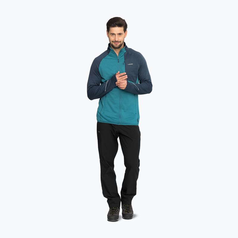 Pánska trekingová mikina Viking Birger blue/navy 4