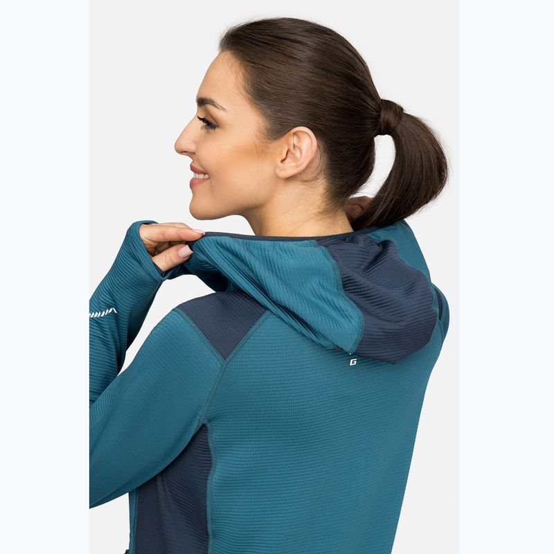 Dámska trekingová mikina Viking Birger Hoodie blue/navy 5