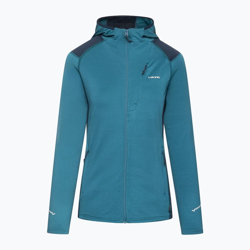 Dámska trekingová mikina Viking Birger Hoodie blue/navy 8