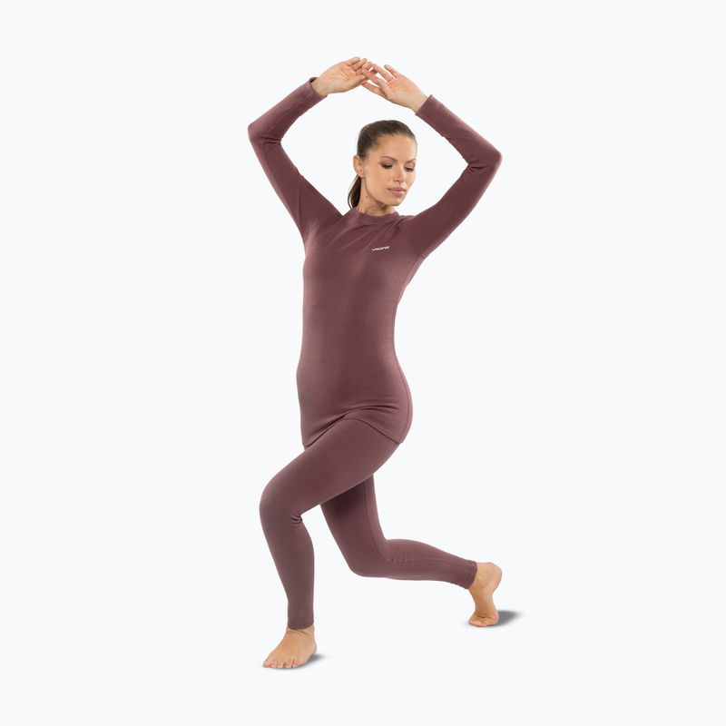 Dámska termo súprava Viking Meriboo Base Layer pink 3