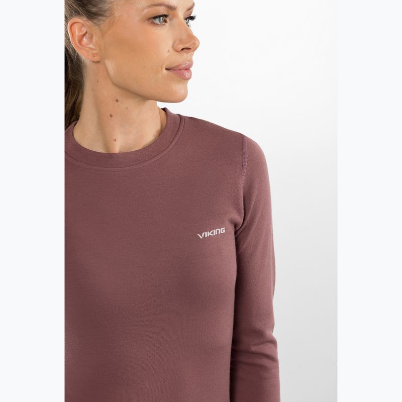Dámska termo súprava Viking Meriboo Base Layer pink 4