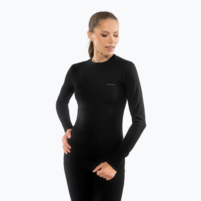 Dámska termo súprava Viking Meriboo Base Layer black 4