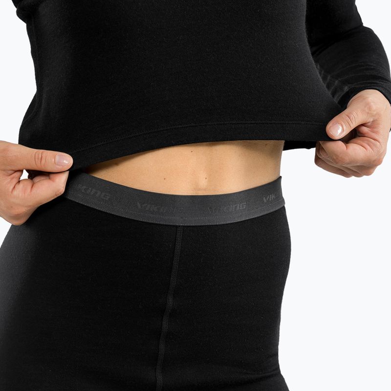 Dámska termo súprava Viking Meriboo Base Layer black 6