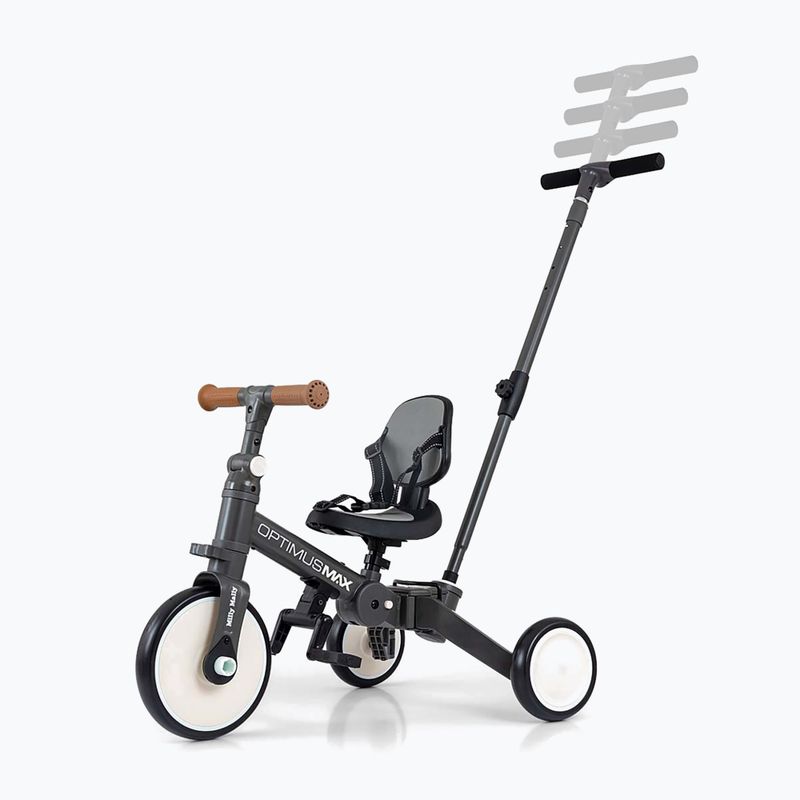 Odrážadlo Milly Mally 5w1 Optimus Max dark grey 11