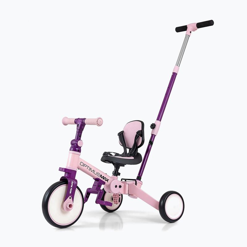 Odrážadlo Milly Mally 5w1 Optimus Max pink 7