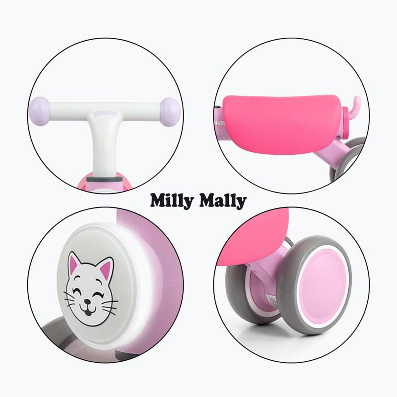 Odrážadlo Milly Mally York pink 11