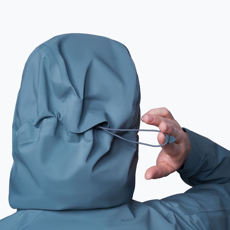 Dámska bunda do dažďa Alpinus Selenga grey/sage 3