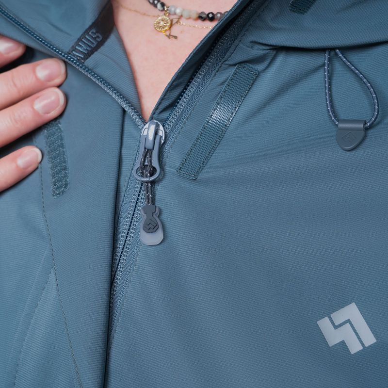 Dámska bunda do dažďa Alpinus Selenga grey/sage 6