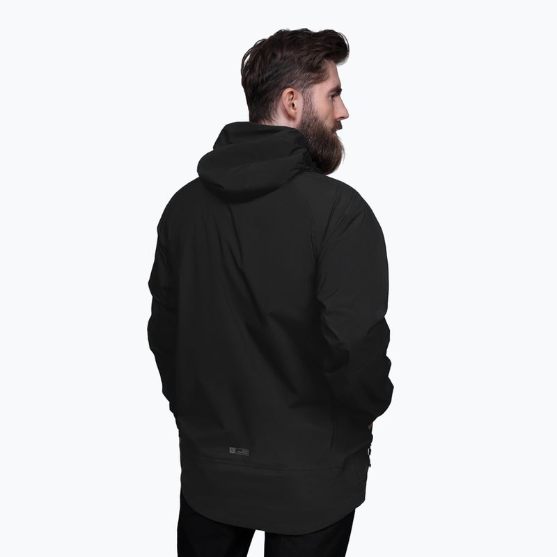 Pánska bunda do dažďa Alpinus Girdiman black 2
