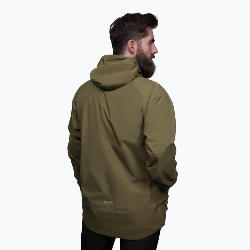 Pánska bunda do dažďa Alpinus Girdiman olive 2