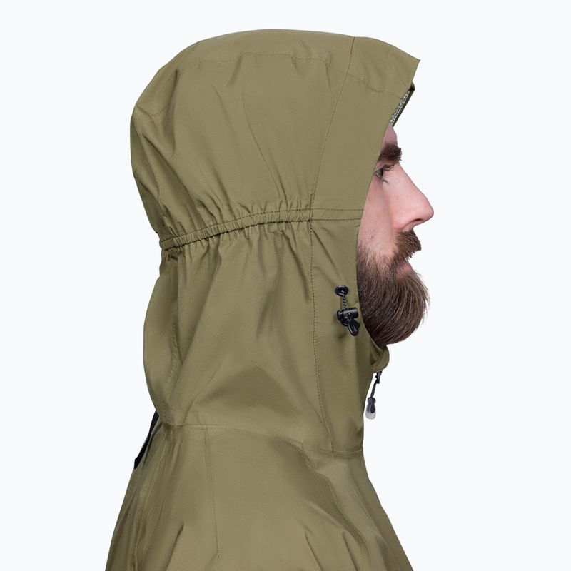 Alpinus pánska bunda do dažďa Girdiman olivová 4