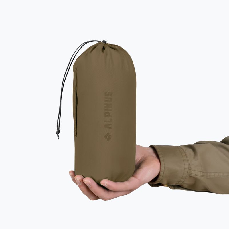 Alpinus pánska bunda do dažďa Girdiman olivová 10