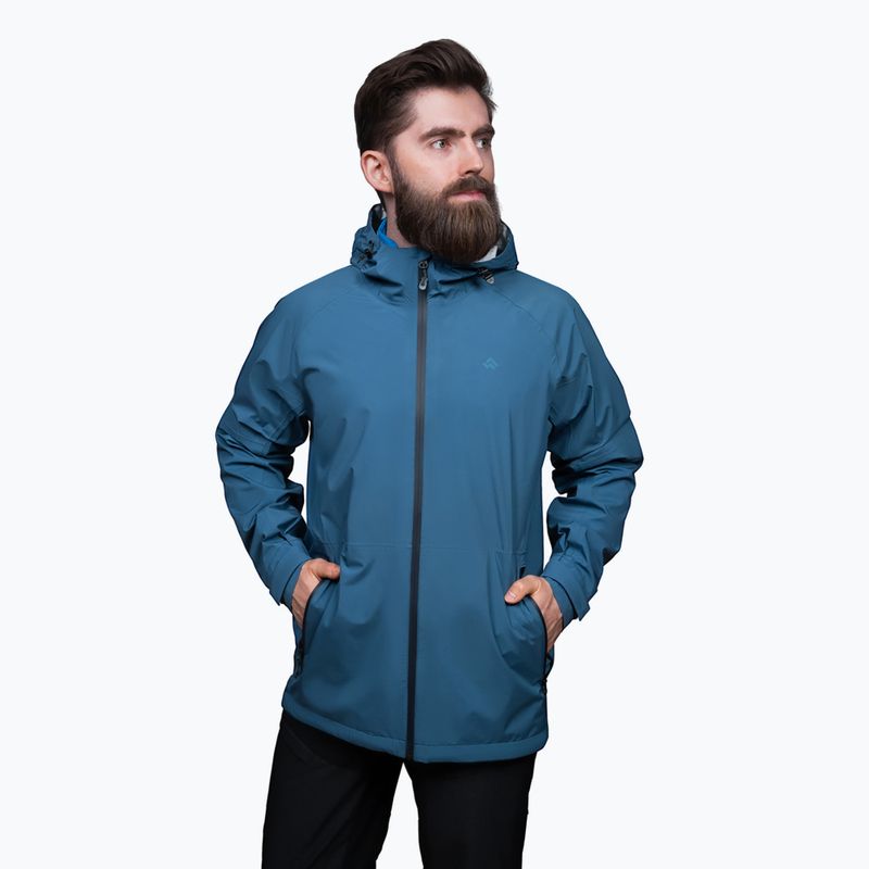 Pánska bunda do dažďa Alpinus Girdiman blue 3