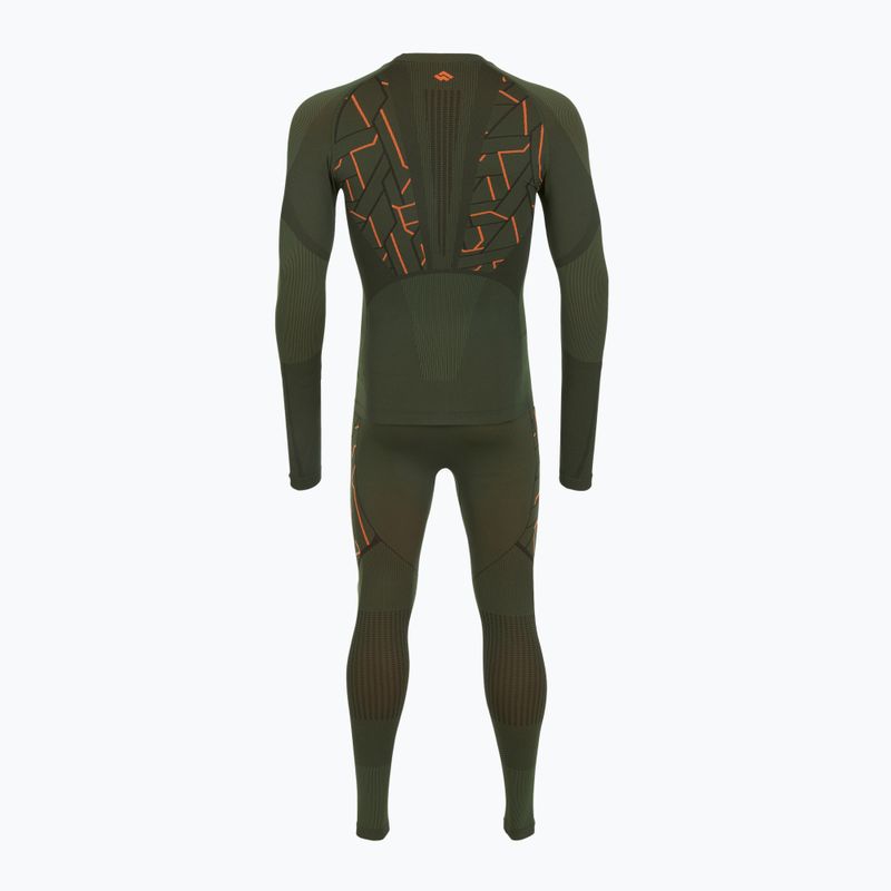 Pánsky komplet termoprádla Alpinus Tactical Gausdal Set green/orange 10