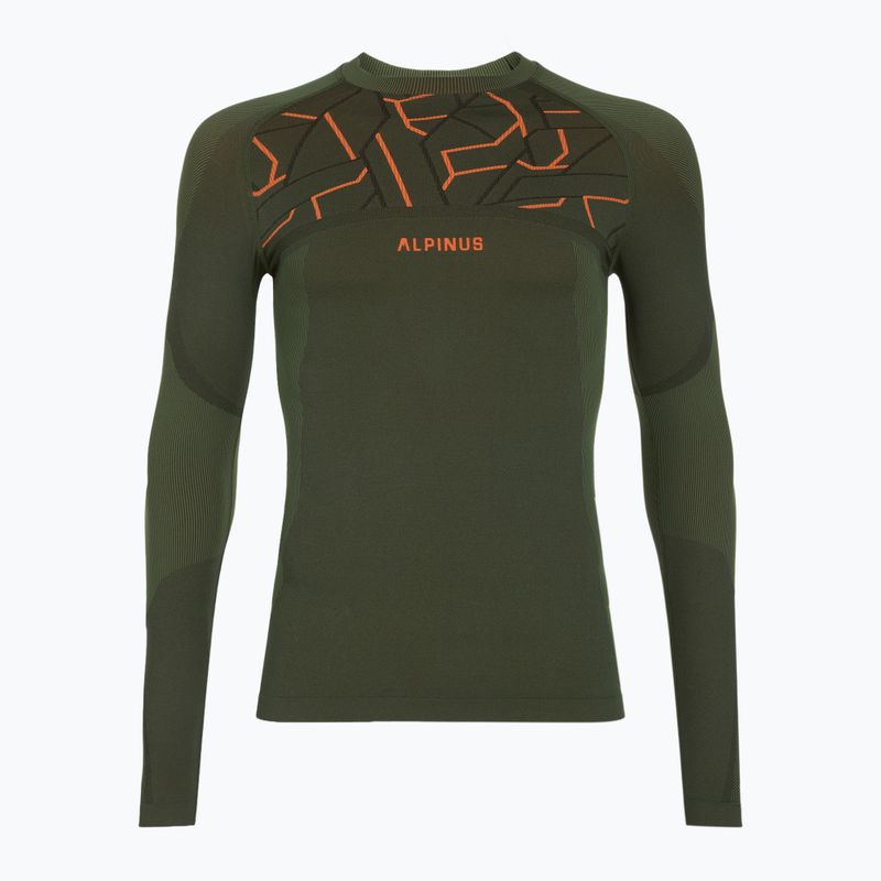 Pánsky komplet termoprádla Alpinus Tactical Gausdal Set green/orange 11