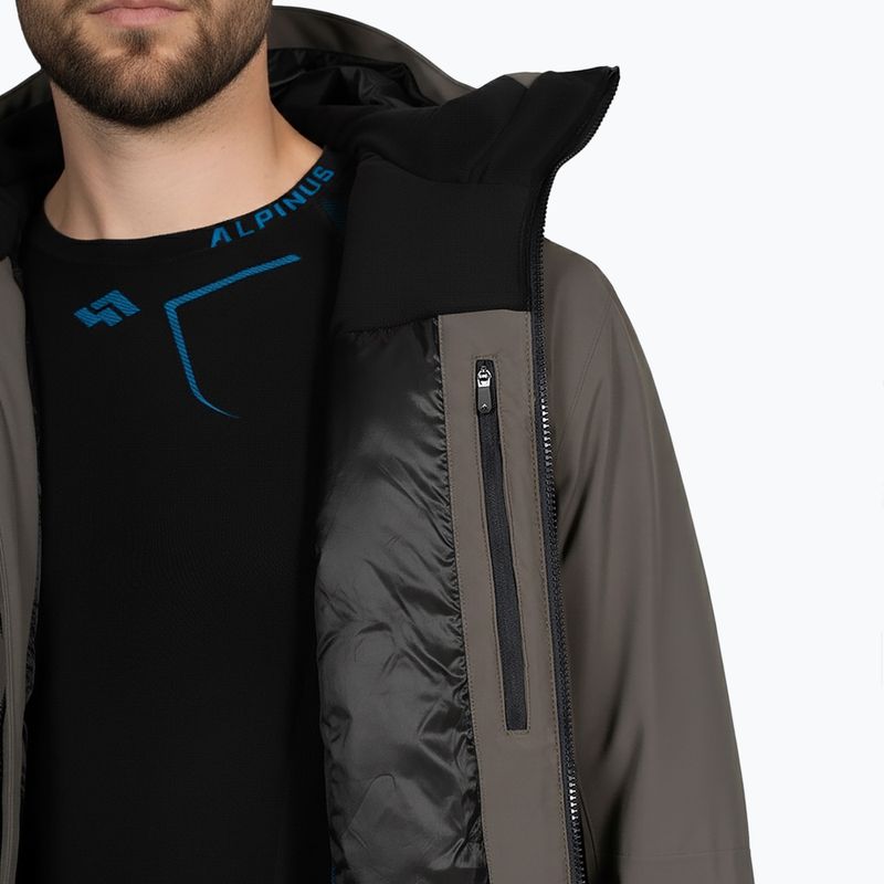 Pánsky nepremokavý kabát Alpinus Ararat oliwkowy 5