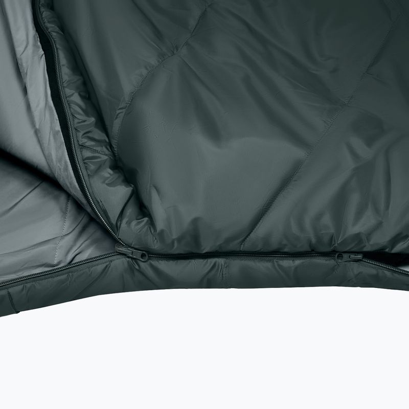 Spací vak Alpinus Wide & Long Fiber Pro 1250 215 cm/left pine green 5